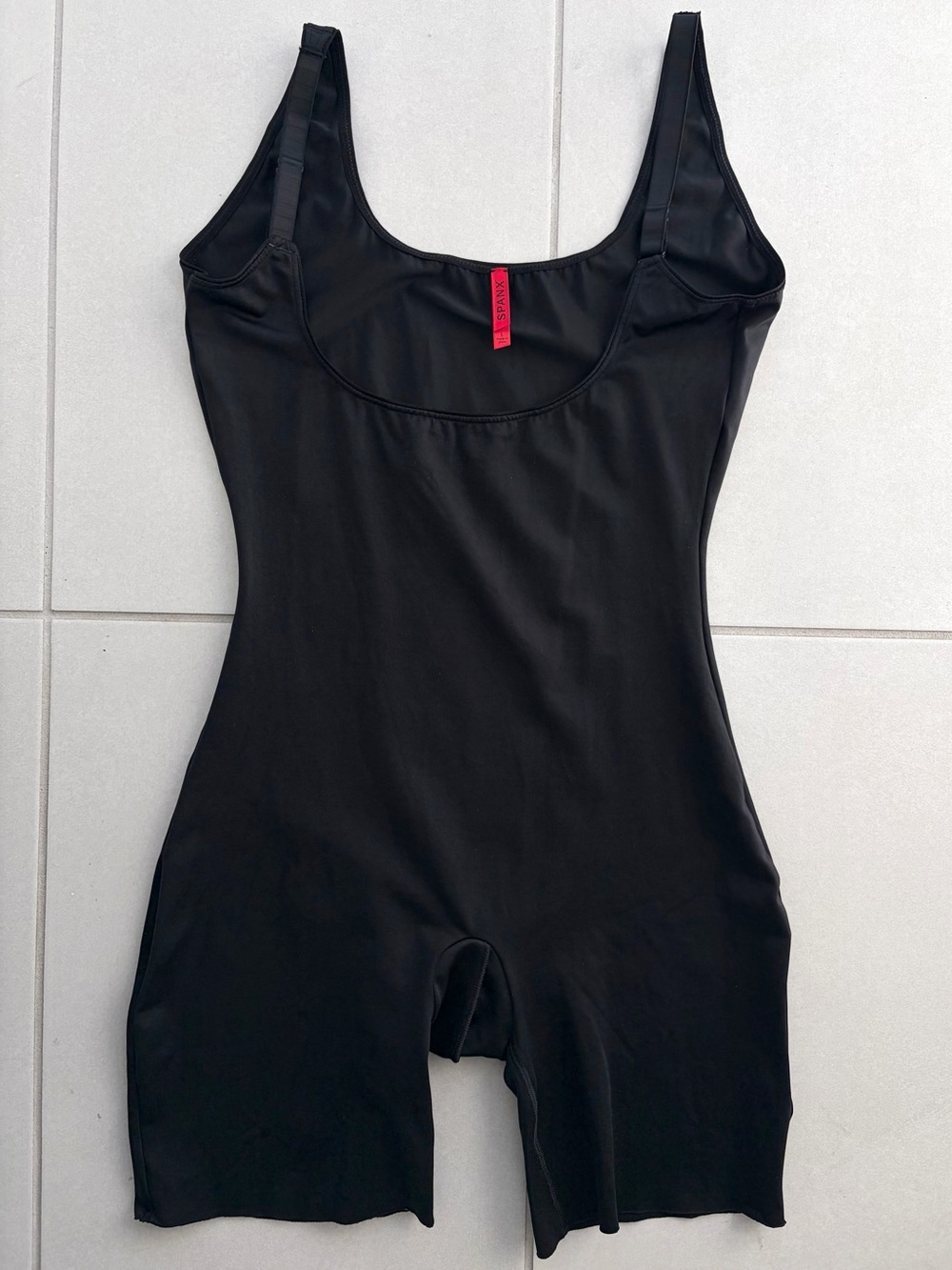 SPANX Simplicity Open Bust Shaping Bodysuit Black Shapewear | Size L
